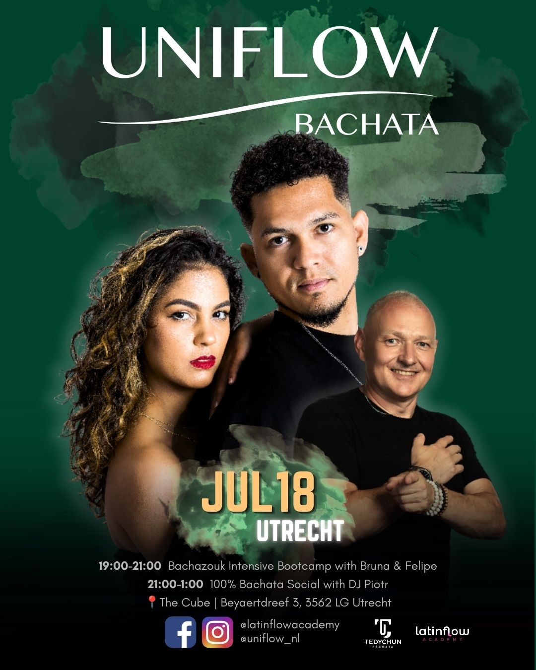  July 18 - UNIFLOW Utrecht - Bachazouk Edition - Bruna & Felipe